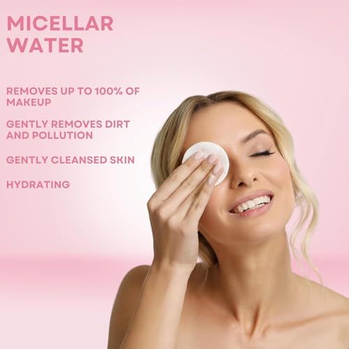 Micellar Cleansing Water with Aloe Vera & Vitamin E – 7 Fl Oz