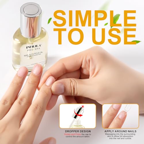 Natural Cuticle Oil with Vitamin E for Stronger Nails - NXJ INFILILA