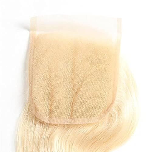 613 Blonde 4x4 Lace Closure Body Wave Human Hair