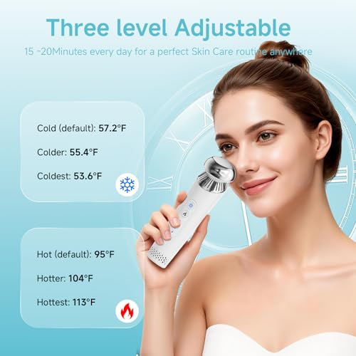 Depuffing Wand for Face & Eyes – Cold & Heat Facial Massage Tool