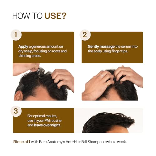 Bare Anatomy Hair Density Serum – 30ml with Redensyl & Anagain for Hair Growth
