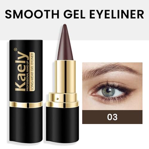 BINGBRUSH Gel Eyeliner Pencil Waterproof Brown