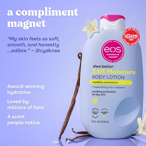 EOS Vanilla Cashmere Lip Butter & Body Lotion Bundle