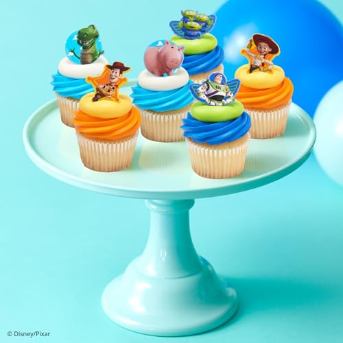 Toy Story Cupcake Rings - 24 Pack of Character Decorations