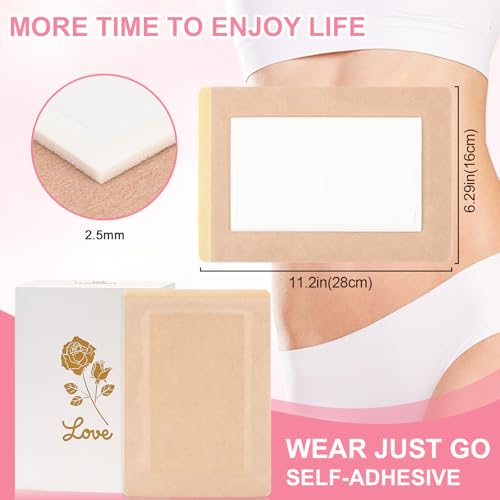 Extra Large Self-Adhesive Castor Oil Patches - Mess-Free Body Wrap (20 Pack)