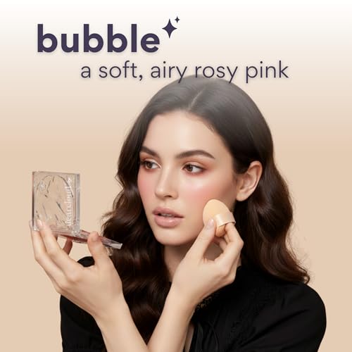 dearcloud Dewy Hydration Watercolor Blush Duo ? Bubble ? liquid blush for cheeks with niacinamide and aloe vera ? Korean beauty makeup (.35 oz)