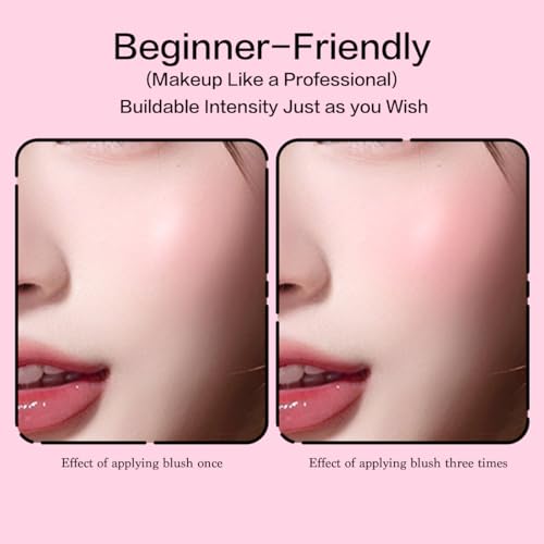 Pudding Lip & Cheek Multi-Use Cream | Heart-Shaped Lip Gloss | Natural Hydrating Glow Multi-Use Dewy Balm with a Long-Lasting and Smudge-Proof Formula (02Lively Girl)