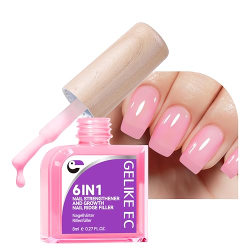 Gelike EC 6-in-1 Nail Strengthener & Growth Treatment
