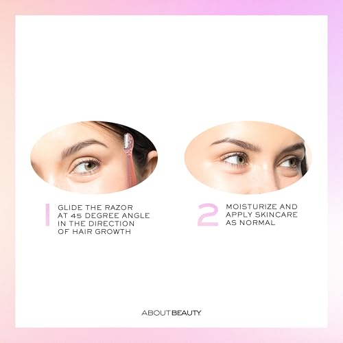 Facial Razor & Eyebrow Shaper - 3 Pack for Smooth Skin