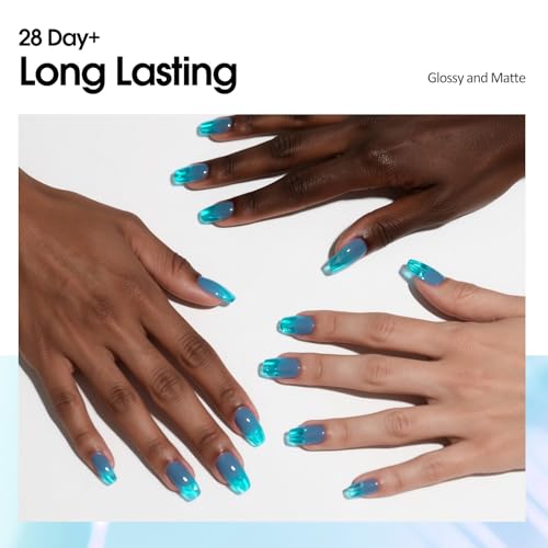 Venalisa Jelly Blue Gel Nail Polish 10ml Sheer Soak Off UV/LED Salon Manicure