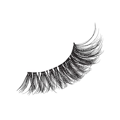 i?ENVY Remy False Eyelashes 3D Collection, Invisible Band, 100% Human Hair Lashes (3 Pack)