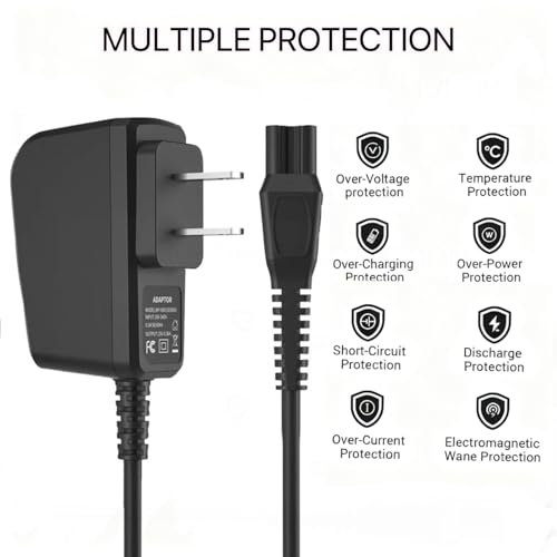 15V Charger Fit for Philips Norelco HQ8505 9000 7000 6000 5000 Series,Multigroom MG5750 MG7735 MG7770 MG9740 QP6530 QP6650 QP6510 Shaver Trimmer Power Cord