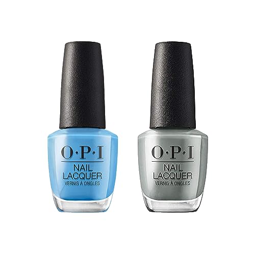 Bundle of OPI Nail Lacquer, No Room for the Blues + OPI Nail Lacquer, Suzi Talks with Her Hands, Detroit, 0.5 fl oz