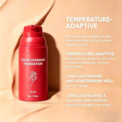 Color Changing Foundation with SPF 15 | Skin Tone Adapting Liquid