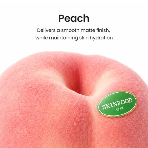 SKINFOOD Peach Cotton Pore Blur Pact - Oily Skin Powder