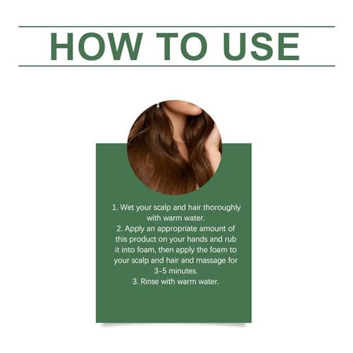 Rosemary Hair Growth Shampoo for Men & Women - Nourishing & Strengthening, 3.4oz