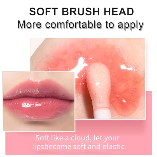 3-Color Plumping Lip Oil Gloss Set – Hydrating & Nourishing