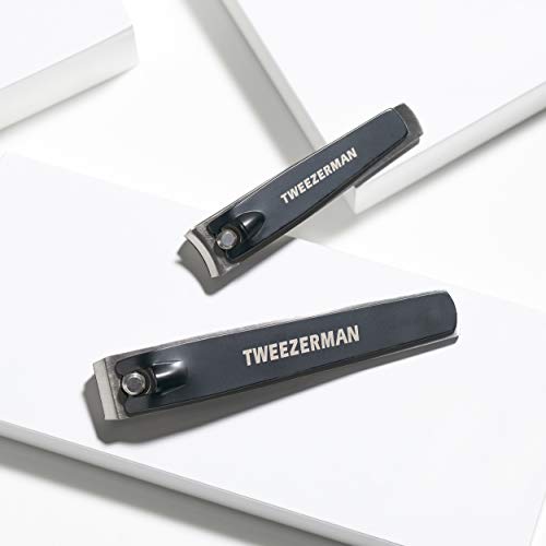 Tweezerman Stainless Steel Nail Combo Set with Fingernail and Toenail Clippers