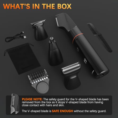 MAXGROOM Body Hair Trimmer for Men - Waterproof & Adjustable