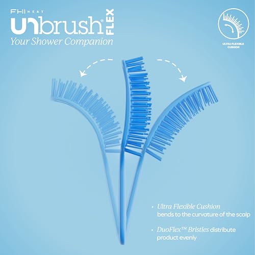 FHI Heat UNbrush Flex Detangling Brush - Pain-Free Tangle Remover