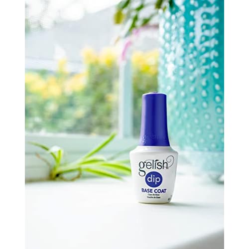 Gelish Dip Basix Kit ? Prep, Base Coat, Activator, Top Coat & Brush Restorer ? Easy, Odor-Free, No UV or LED Lamp Required for Long-Lasting, Salon-Quality Dip Powder Nails at Home.
