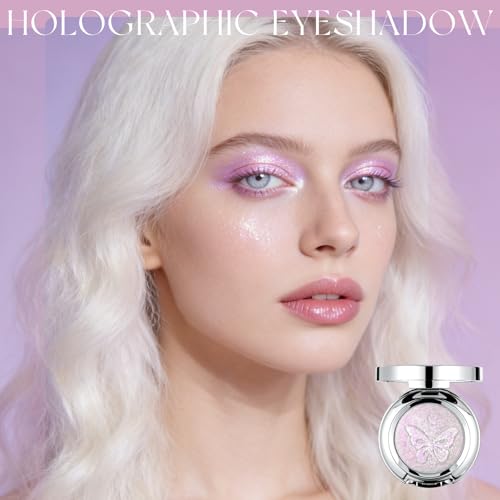 Mermaid Pink Holographic Glitter Eyeshadow Palette