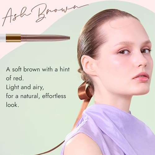 LoveLiner Pencil Eyeliner, Long Lasting Eyeliner for Precision & Versatility, Smudge-Proof, Soft Rewindable Tip, Travel-Friendly Design, Ash Brown