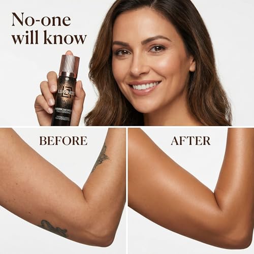 LUMINESS Waterproof Tattoo Cover Up Body Makeup - 18-Hour Wear