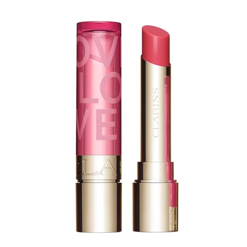 Clarins Lip Oil Balm | Nourishes, Hydrates, and Visibly Plumps | Natural Look | Sheer Finish and Shine | 99% Skincare Formula and 96% Natural Ingredients | Contains Hydrating Peptide | 0.1 Ounce