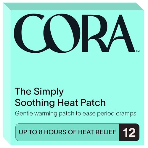 Cora Heat Relief Patch - 12 Patches for Menstrual Cramps