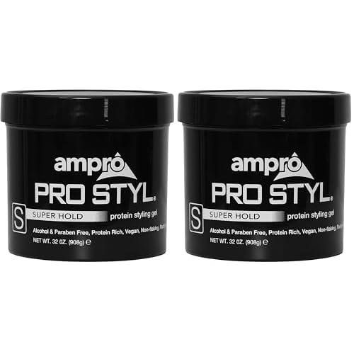Ampro Pro Styl Protein Styling Gel, 32 Oz (Pack of 2)