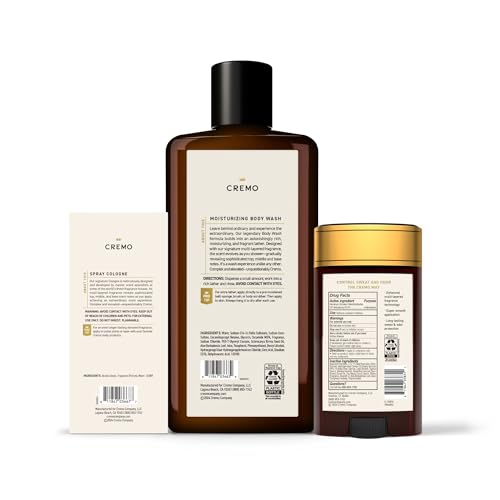 Cremo Italian Bergamot Men's Cologne Gift Set – 3-Piece