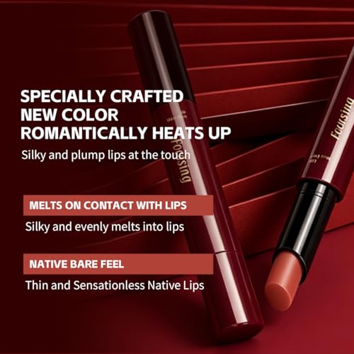 Matte Lip Mud Pencil - Velvet Nude Lipstick, Non-Drying