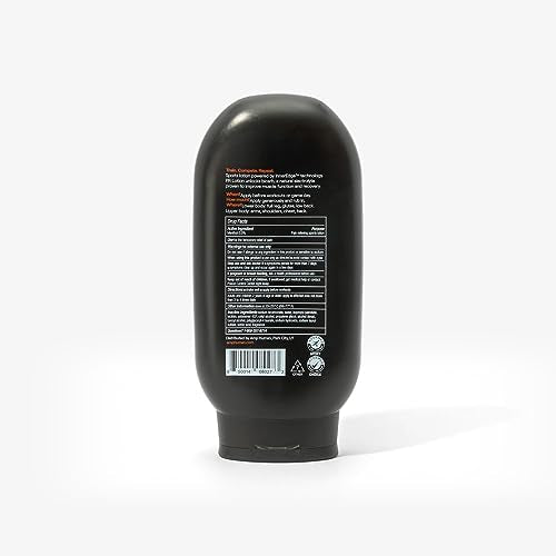 Amp Human PR Lotion, Performance & Recovery Bicarb Sports Lotion, Informed Sport Certified, Natural Electrolyte Sodium Bicarbonate (300 g Bottle)