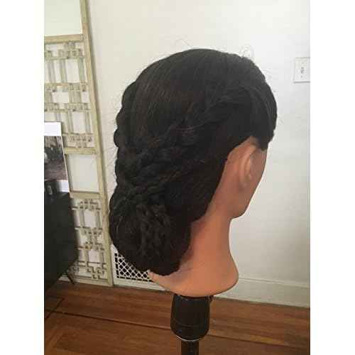 Bellrino 24" Cosmetology Mannequin Manikin Training Head with Human Hair - Daisy