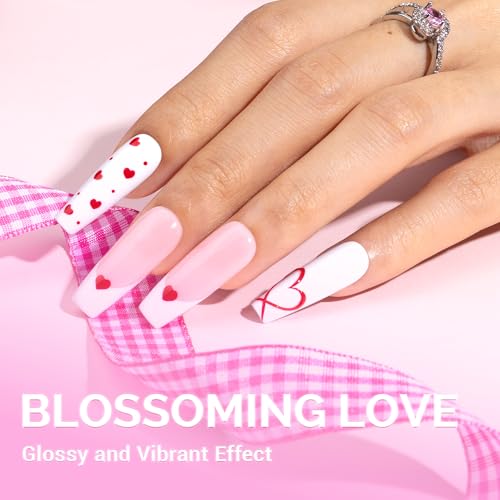 MelodySusie Thick Snow White Gel Nail Polish - 15ml UV LED Soak Off