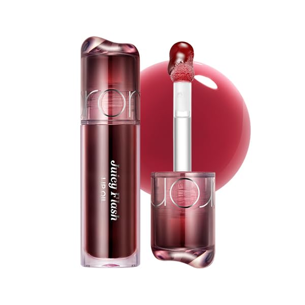 rom&nd JUICY FLASH Lip Oil 08 Raspberry Syrup - Nourishing & Hydrating Gloss