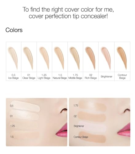 THE SAEM Cover Perfection Tip Concealer in Contour Beige