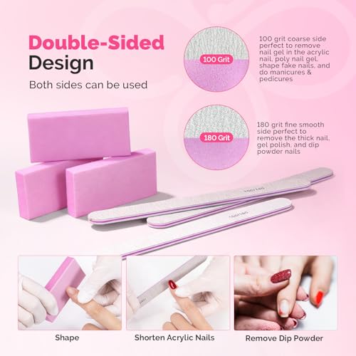 MelodySusie Lavender Nail Care Kit 13Pcs Nail Prep & Cuticle Remover Set