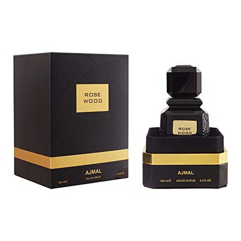 Ajmal Rose Wood Eau De Parfum - Unisex Floral Woody Fragrance 100ml