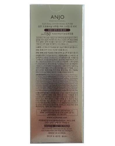 ANJO Natural Cover Snail Sun BB Cream SPF 50+ PA+++