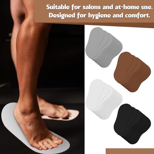 Suhine 40 Pairs Spray Tan Feet Pads - Disposable Foam Tanning Accessories