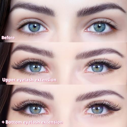 Beauty7 Lower Lash Extension Tray - J Curl 0.15mm Mixed 5-7mm