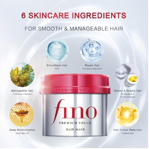 Fino Premium Touch Hair Mask 180g Smoothing Treatment