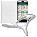 Lifechill Trigger Point Massage Tool – Dual-Tip Gua Sha, Deep Tissue Massage – Silver