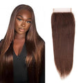 24-Inch Chocolate Brown Lace Closure | 4x4 HD Transparent Human Hair