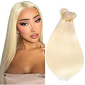 613 Blonde Straight Human Hair Bundles - 150g, 10A Quality