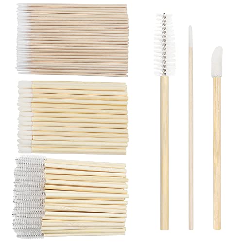 300 PCS Eyelash Extension Supplies Kit - Micro Brushes & Applicators