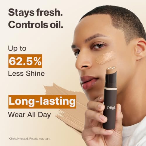 OBgE Seamless Full Coverage Foundation Stick with Brush