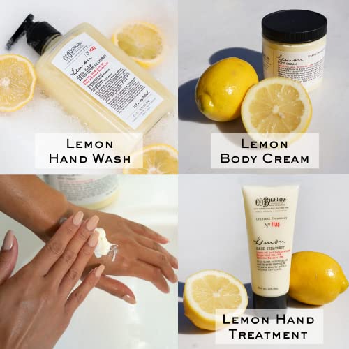 C.O. Bigelow Apothecary Trio Bath & Body Care Gift Set, Lemon Soap, Lemon Hand Treatment & Body Cream, Liquid Hand Wash & Moisturizing Lotions, Set of 3